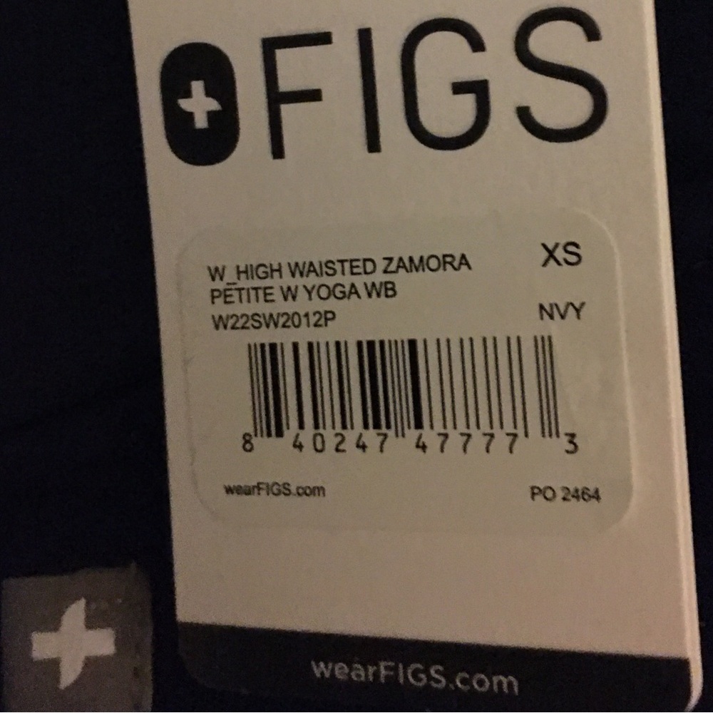 FIGS Zamora High Waisted Jogger Style Scrub Pants-Slim Fit - Picture 4 of 4